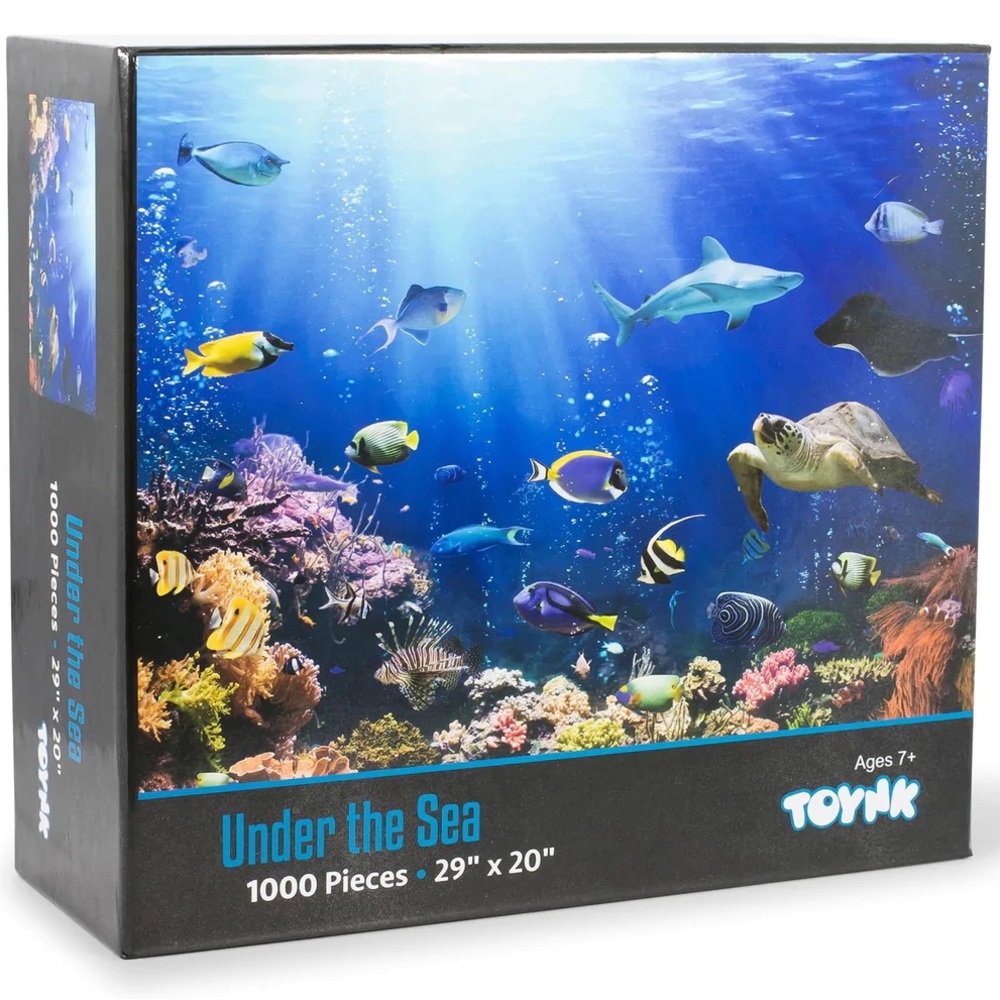 UNDER THE SEA OCEAN PUZZLE FOR ADULTS AND KIDS | 1000 PIECE JIGSAW PUZZLE